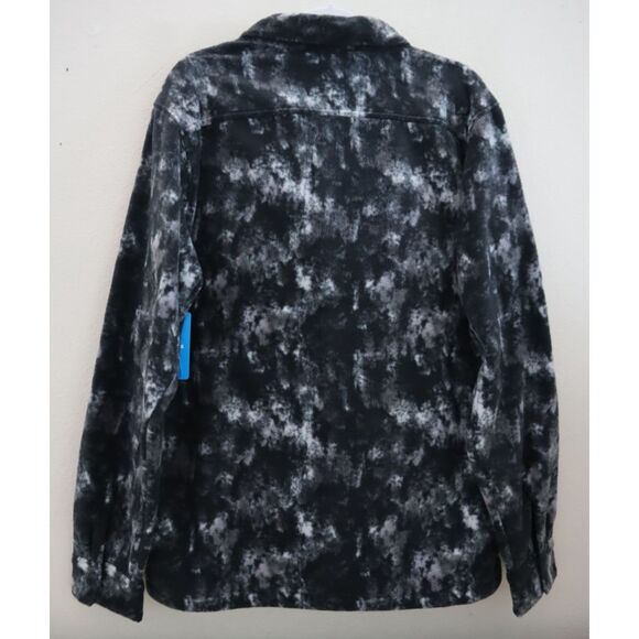 Columbia AM1854-010 Men's Sz L Black Timberwild Steens Mountain Printed Shacket - Picture 2 of 6